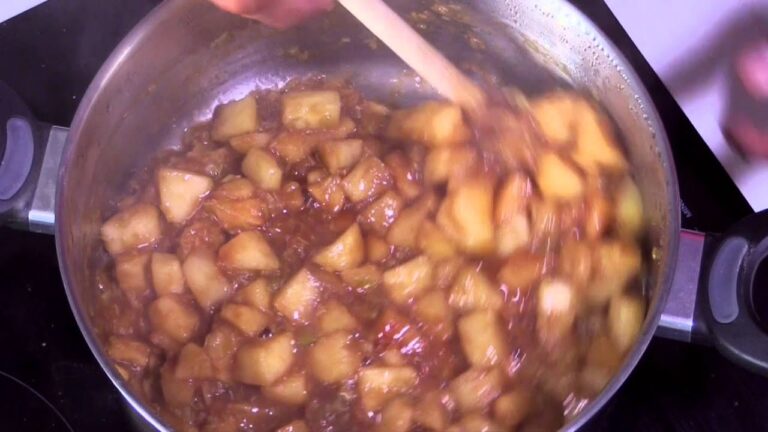 Compote de pommes et rhubarbe au thermomix