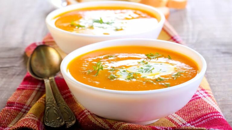 Veloute patate douce lait de coco thermomix