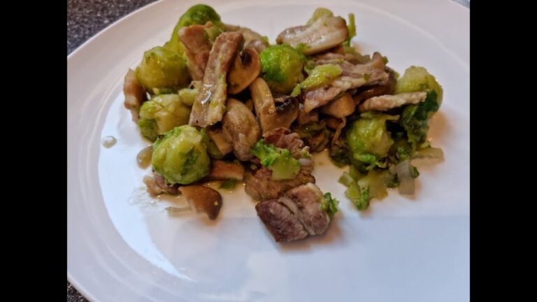 Recette choux de bruxelles champignons