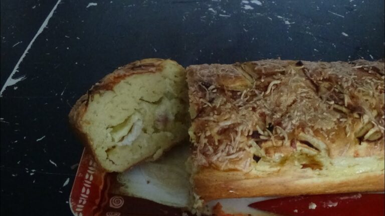 Cake de pomme de terre &agrave; la cr&egrave;me de camembert