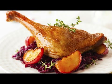 Cuisse de canard au four thym