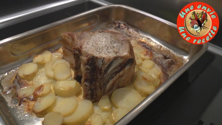 Travers de porc au four avec pomme de terre