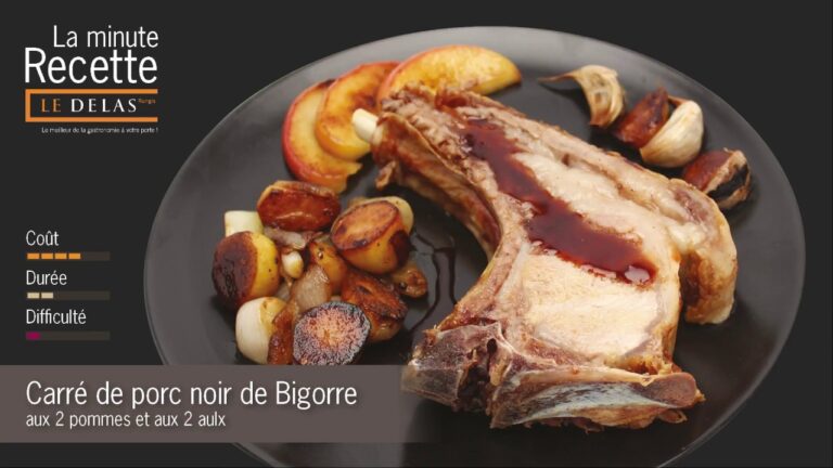 Carre de porc noir de bigorre