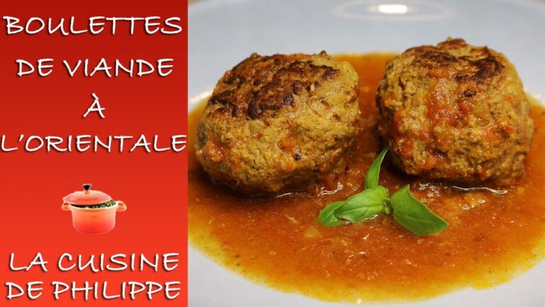 Boulette &agrave; l orientale en sauce