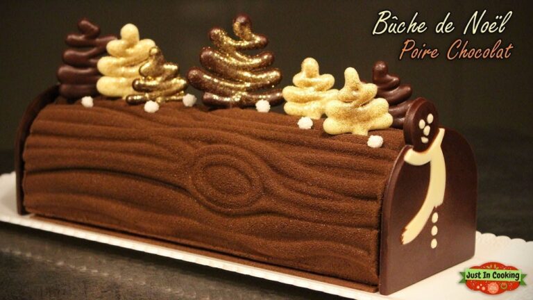 Buche de noel thermomix chocolat poire