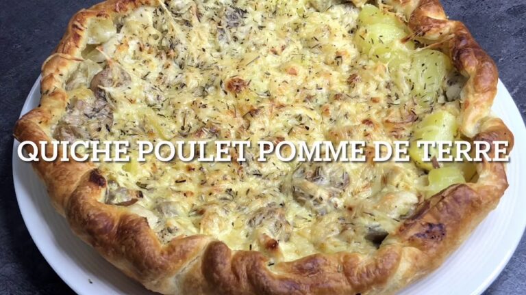 Quiche poulet pomme de terre