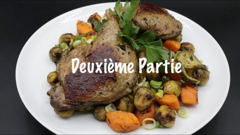 Cuisse de canard basse temp&eacute;rature four