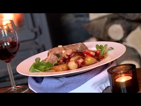 Saut&eacute; de porc au vin rouge