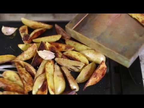 Pommes de terre aluminium plancha