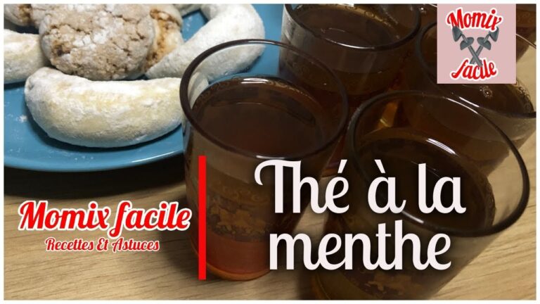 Th&eacute; &agrave; la menthe thermomix