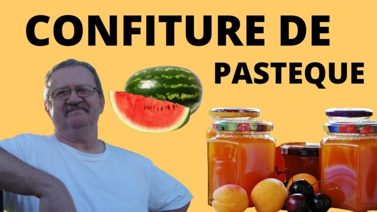 Confiture de pasteque avec orange