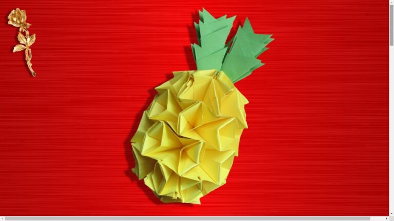 Faire un ananas en papier