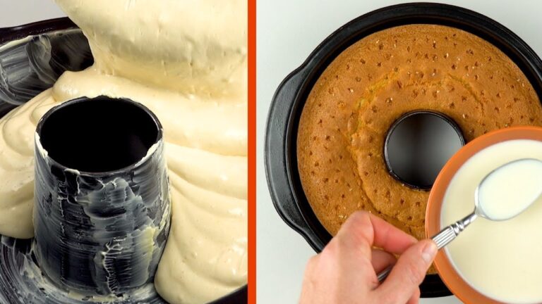 G&acirc;teau avec un trou au milieu