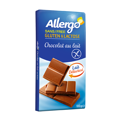 Chocolat au lait sans lactose
