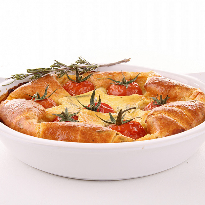 Clafoutis de tomates cerises thermomix