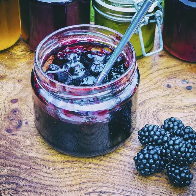 Confiture de mures sans pepin