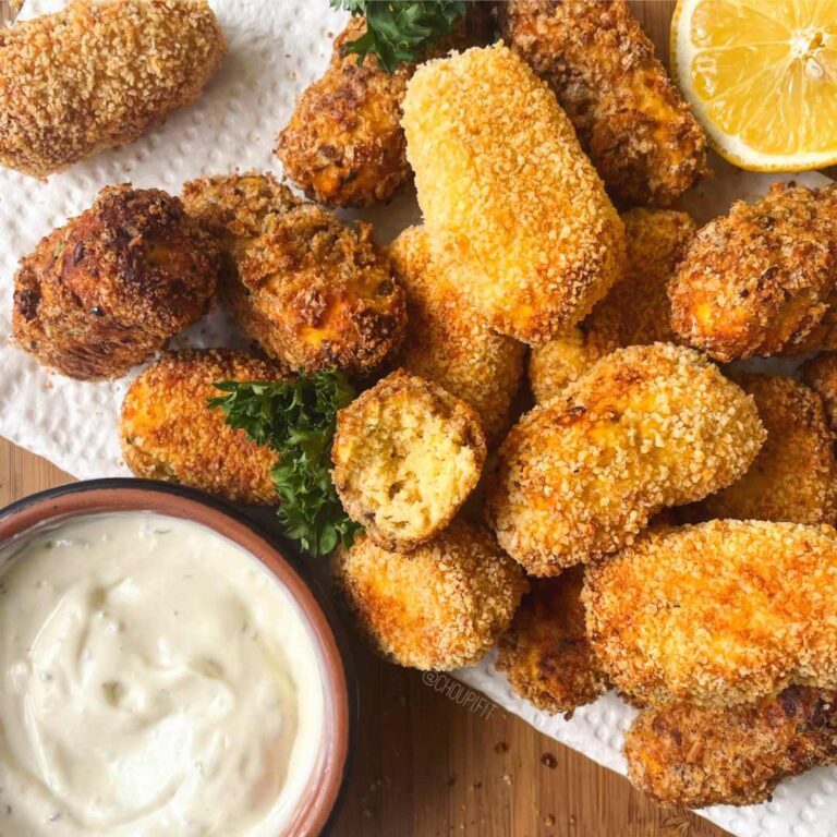 Croquette de poisson au four