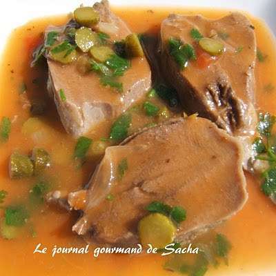 Cuisson cocotte minute langue de porc
