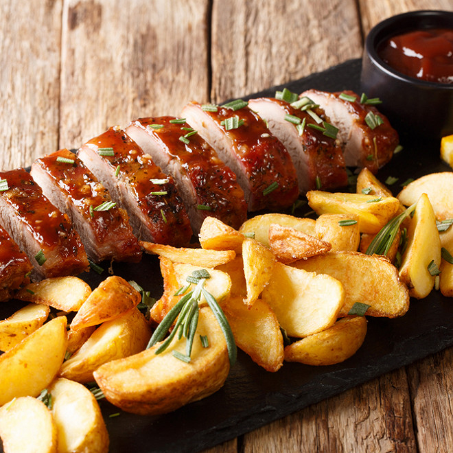 Filet mignon miel romarin au four