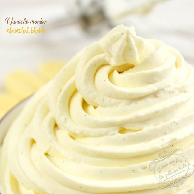 Ganache montee chocolat blanc thermomix