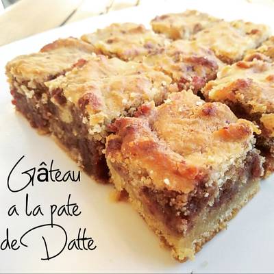 Gateau avec pate de datte