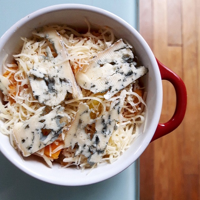 Gratin de potimarron a la fourme d ambert