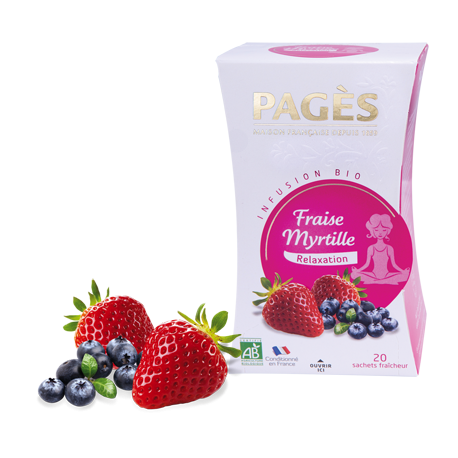 Infusion avec morceaux de fruits