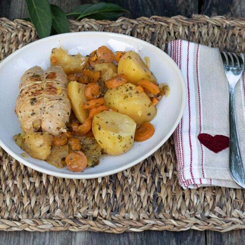 Paupiettes de veau carottes pommes de terre