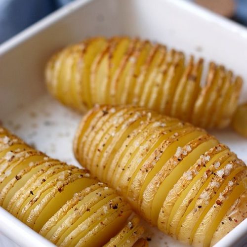 Pomme de terre en &eacute;ventail