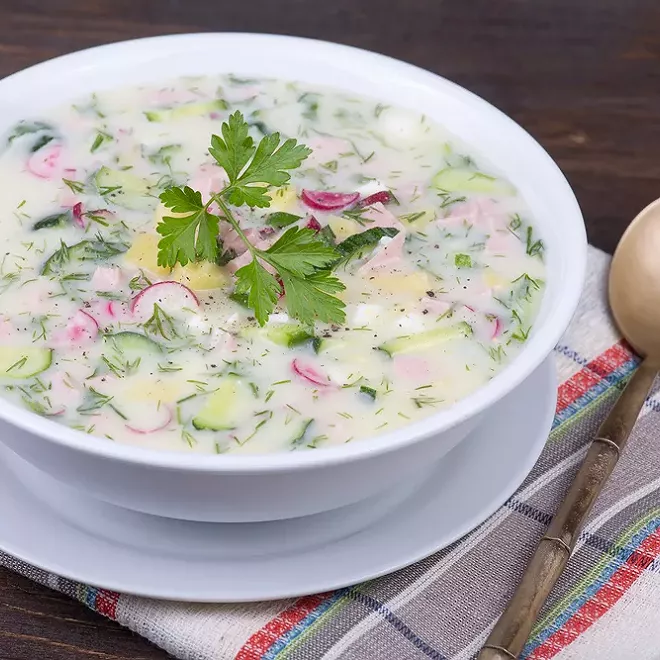 Potage fanes de radis thermomix