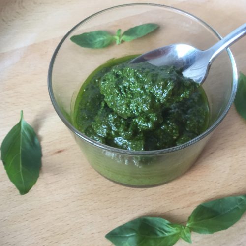 Recette pesto basilic sans pignon