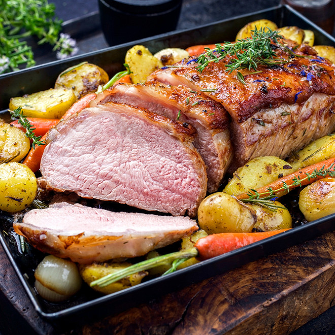 Recette r&ocirc;ti de porc pomme de terre au multicuiseur