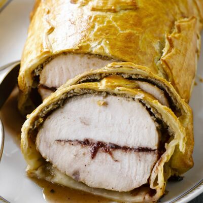 Roti de dinde en croute pour noel