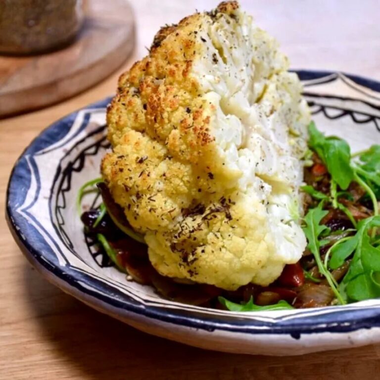 Roti de porc choux fleur